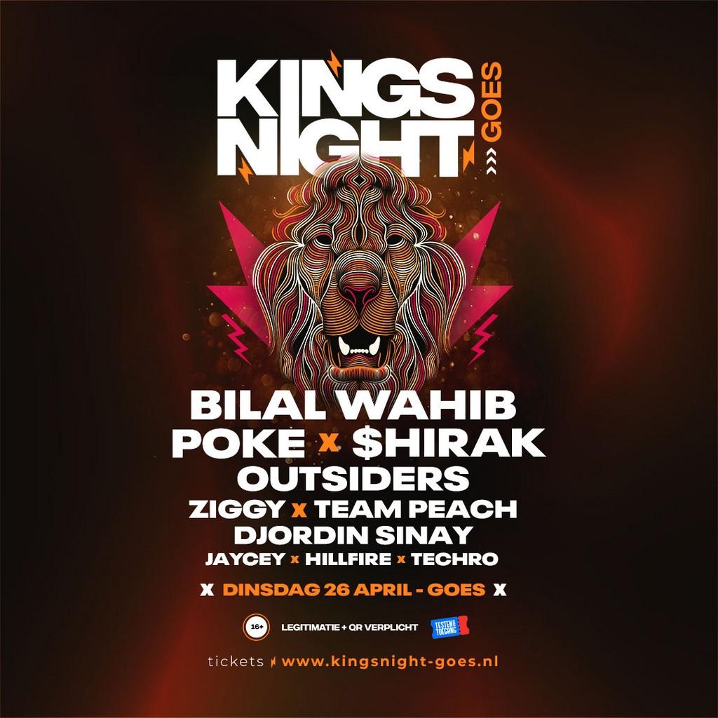 Lineup Poster Kingsnight Festival Goes 2022