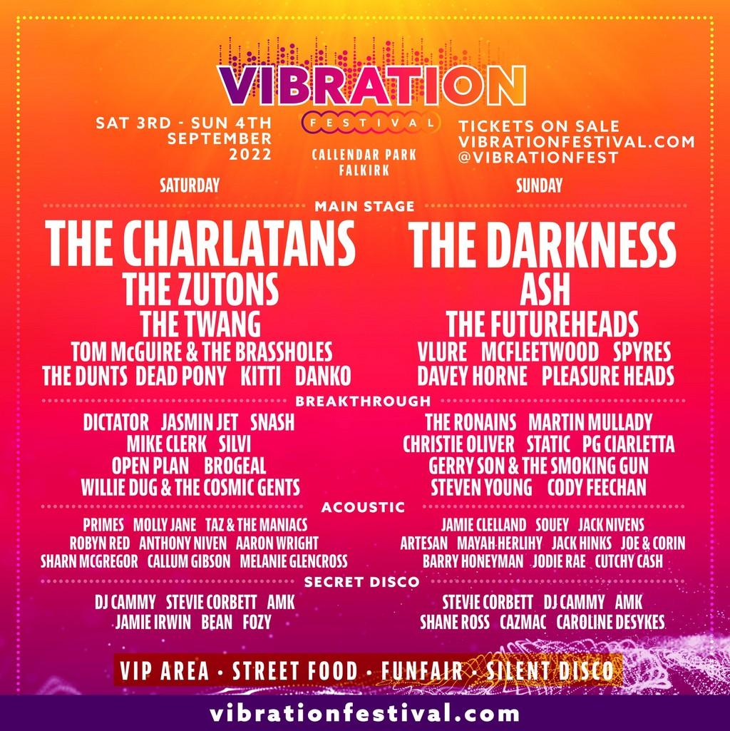 Lineup Poster Vibration Festival 2022