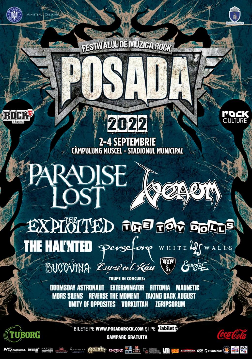 Lineup Poster Posada Rock 2022