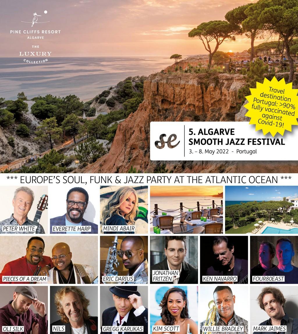 Lineup Poster Algarve Smooth Jazz Festival 2022