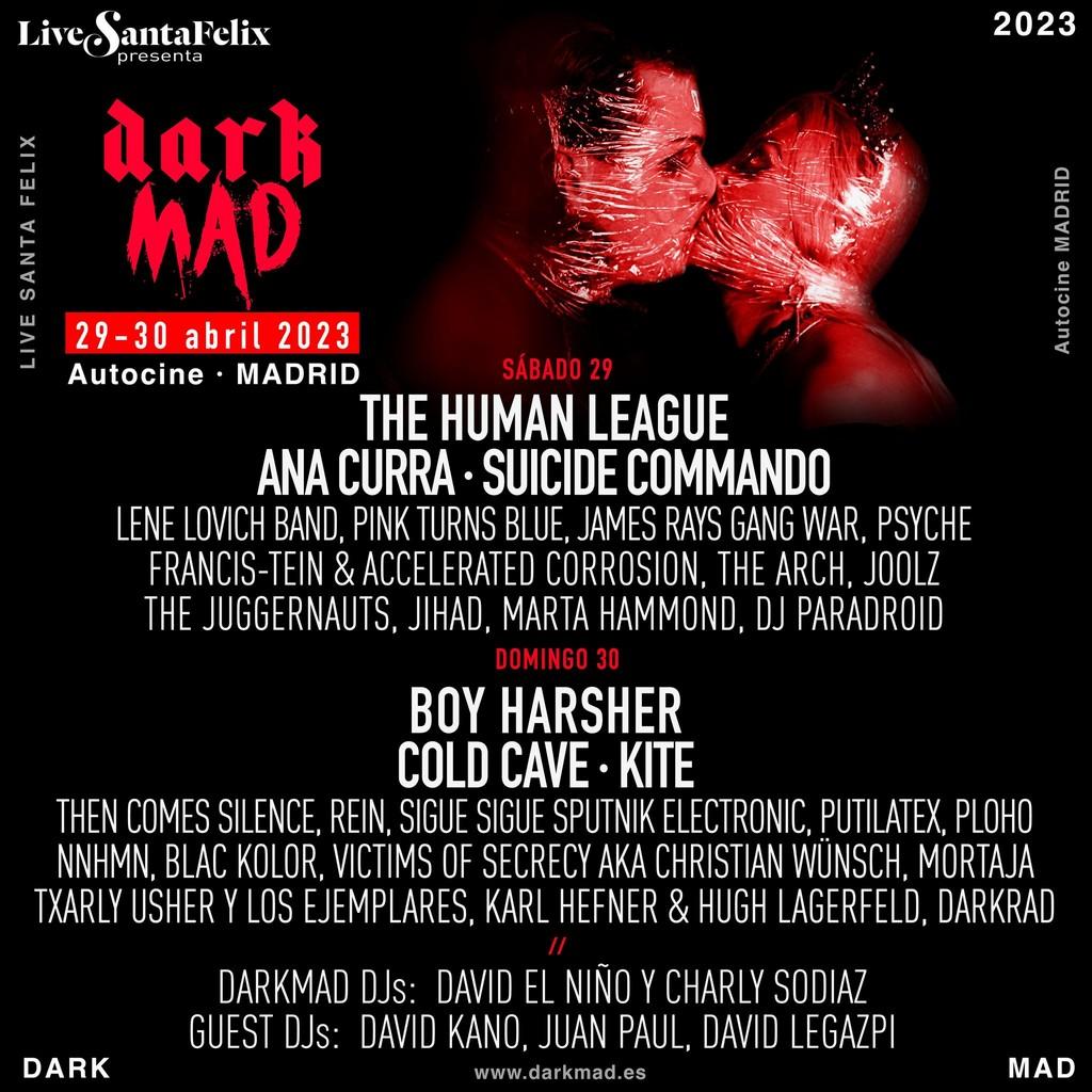 Lineup Poster DarkMAD 2023