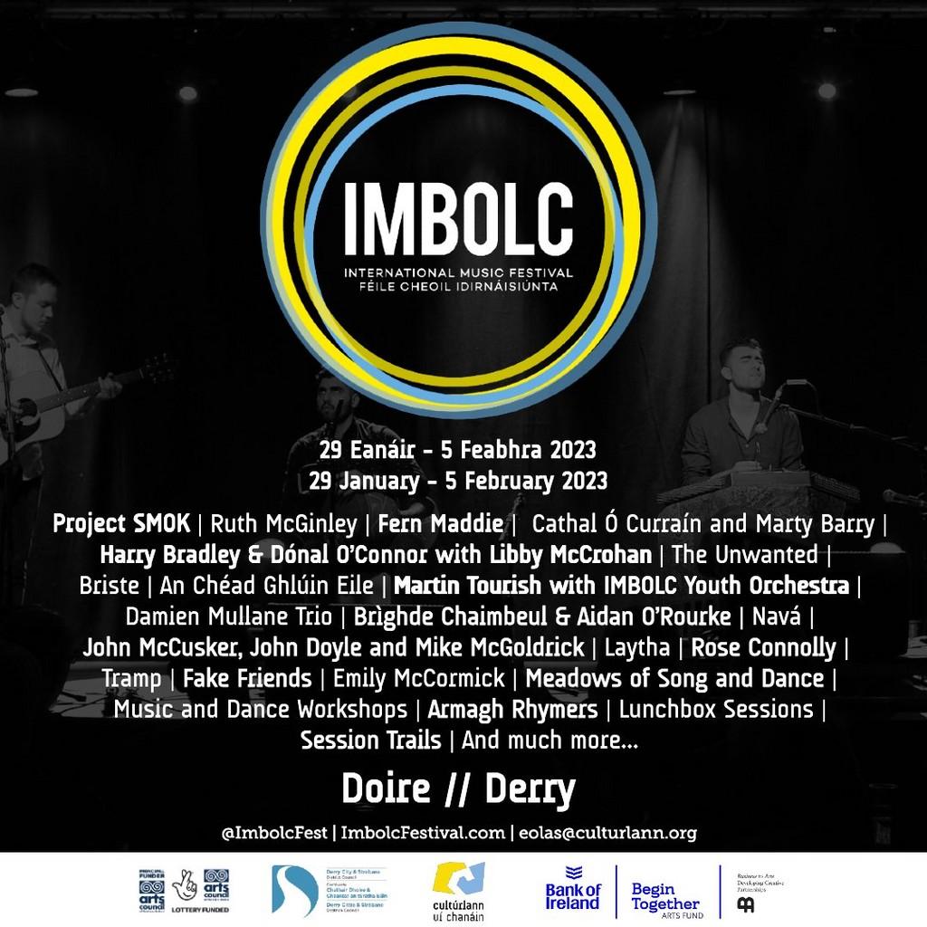 Lineup Poster IMBOLC International Music Festival 2023