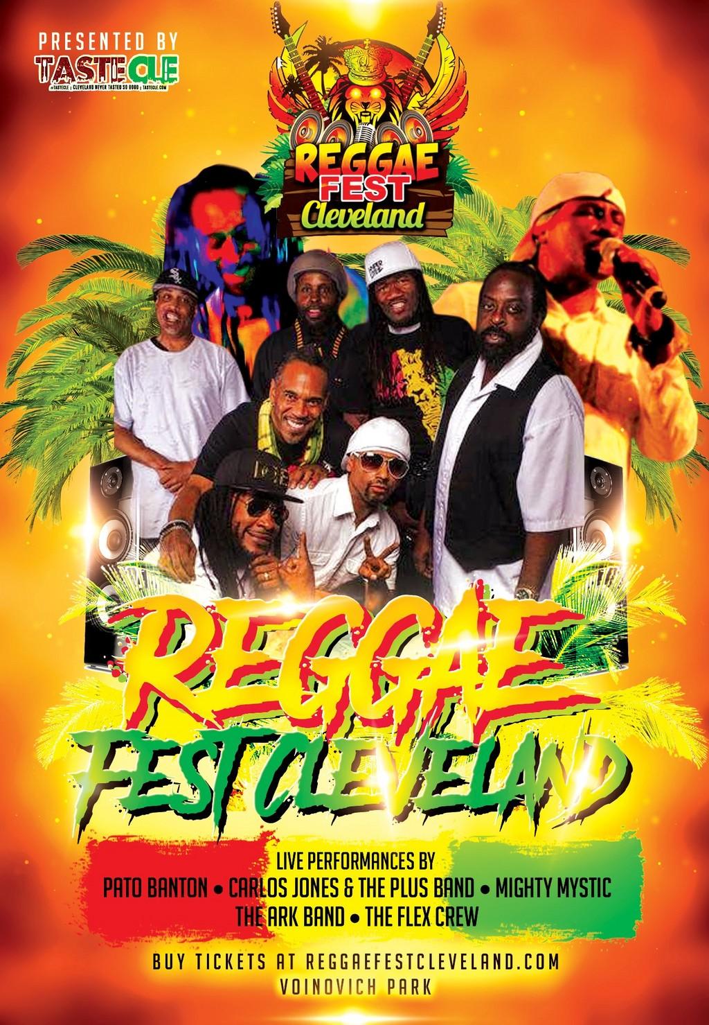 Lineup Poster Reggae Fest Cleveland 2022