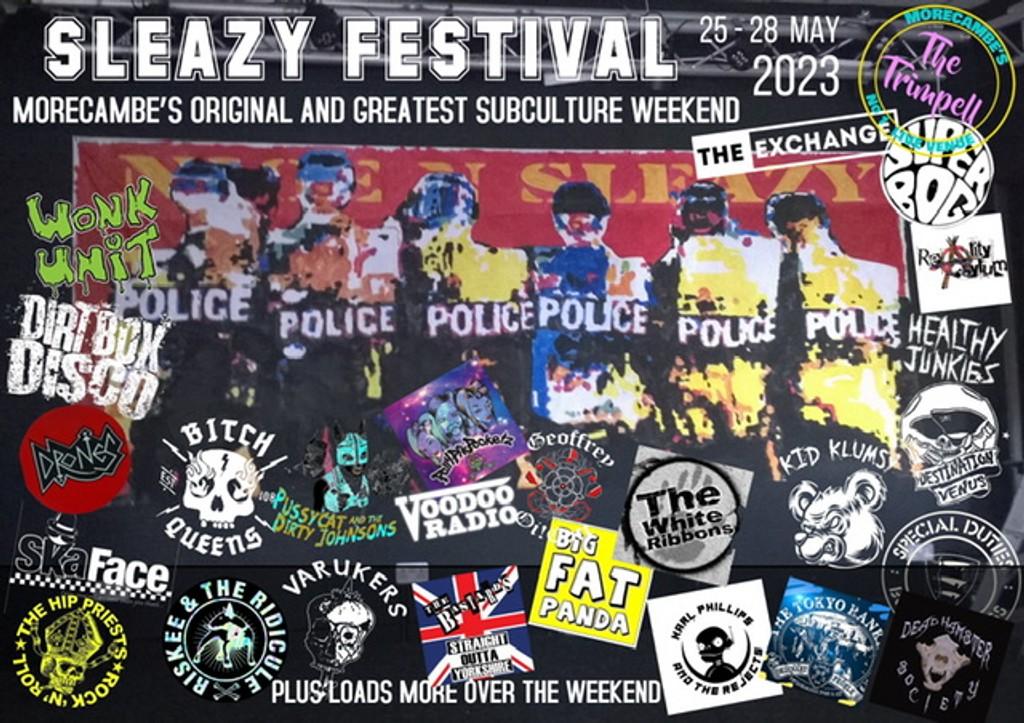 Lineup Poster Nice N Sleazy Festival 2023