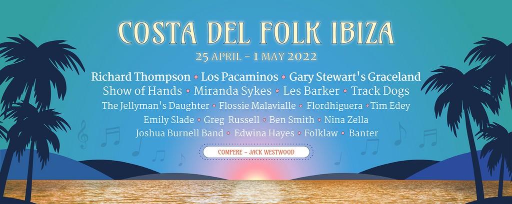 Lineup Poster Costa Del Folk Ibiza 2022