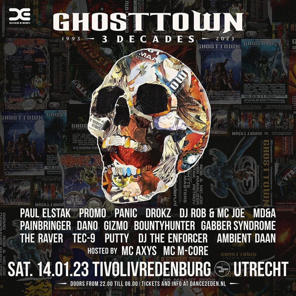 Lineup Poster Ghosttown 2023