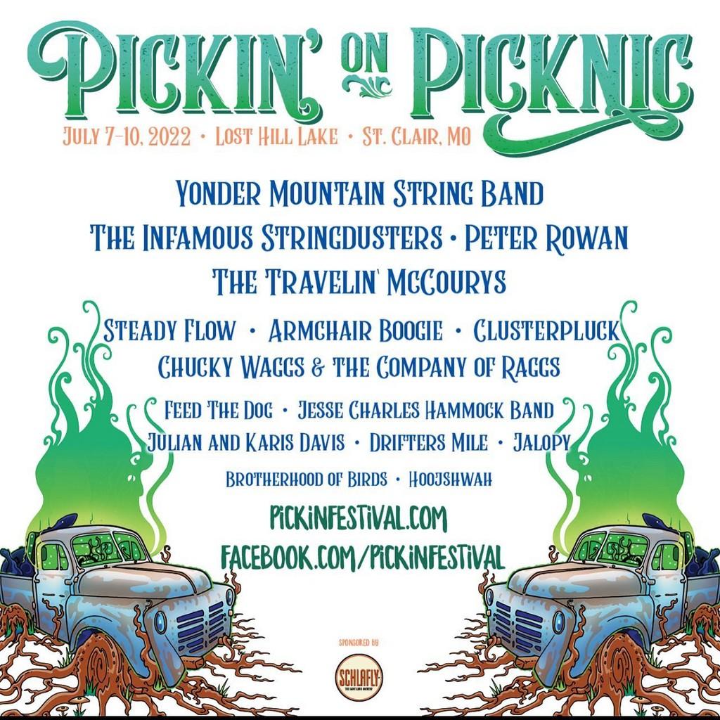 Lineup Poster Pickin' On Picknic 2022