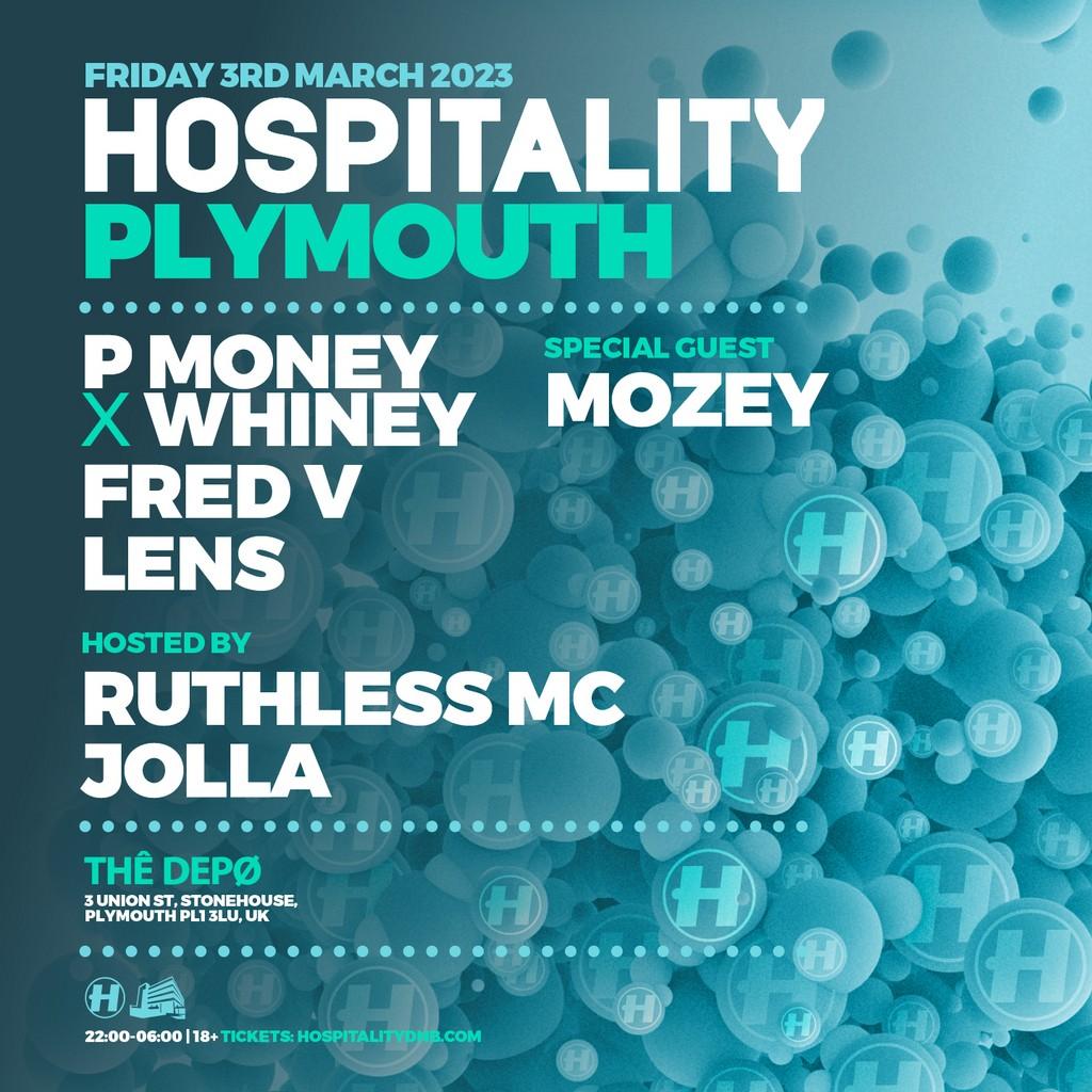 Lineup Poster Hospitality Plymouth 2023