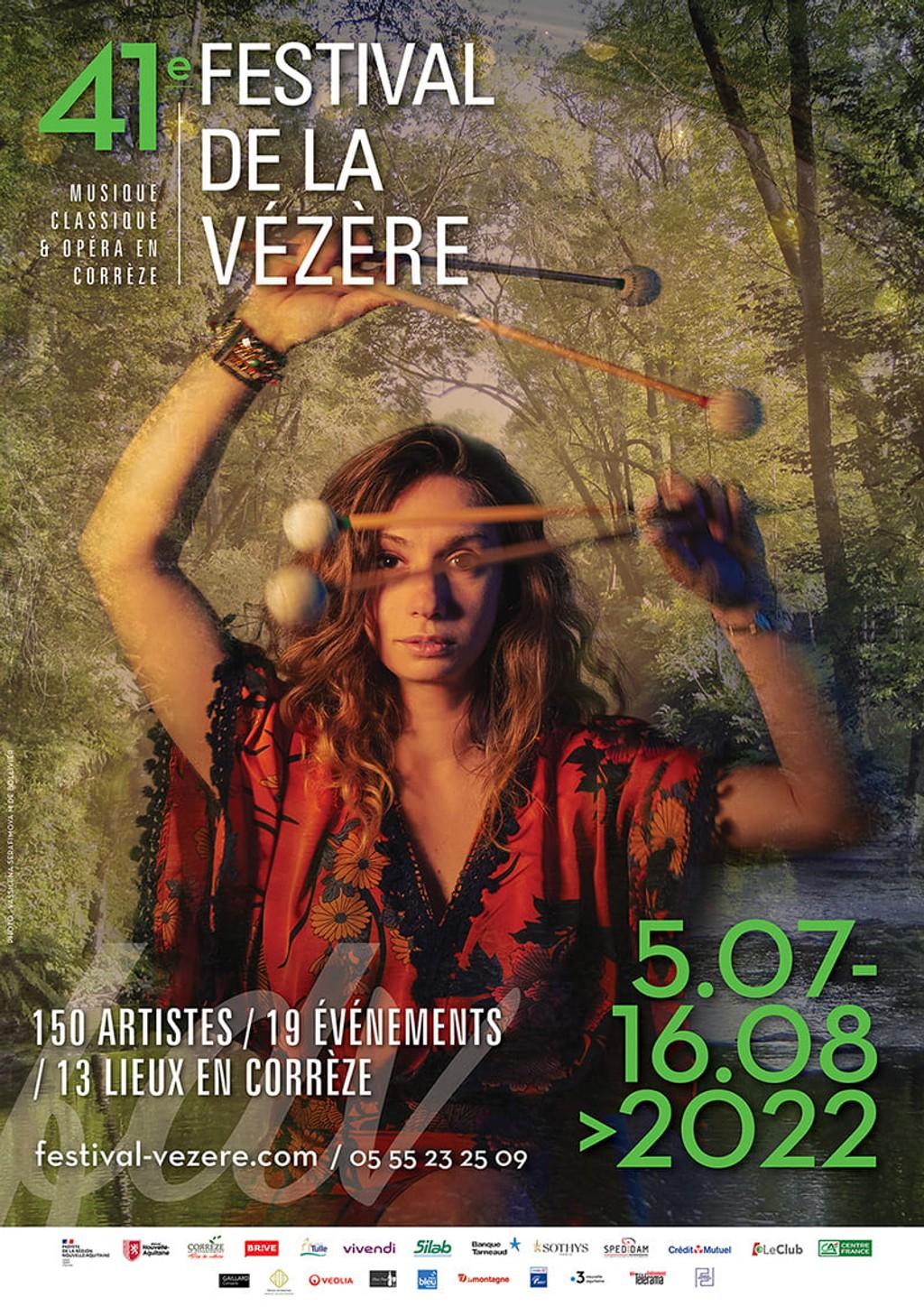 Lineup Poster Festival de la Vézère 2022