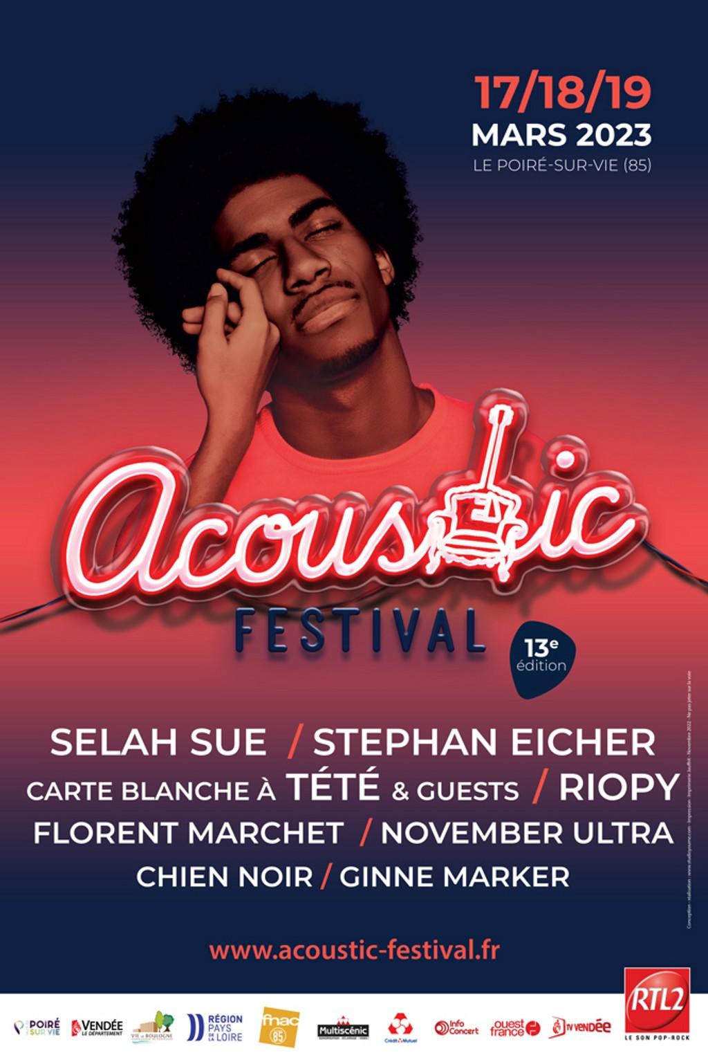 Lineup Poster Festival Acoustic 2023