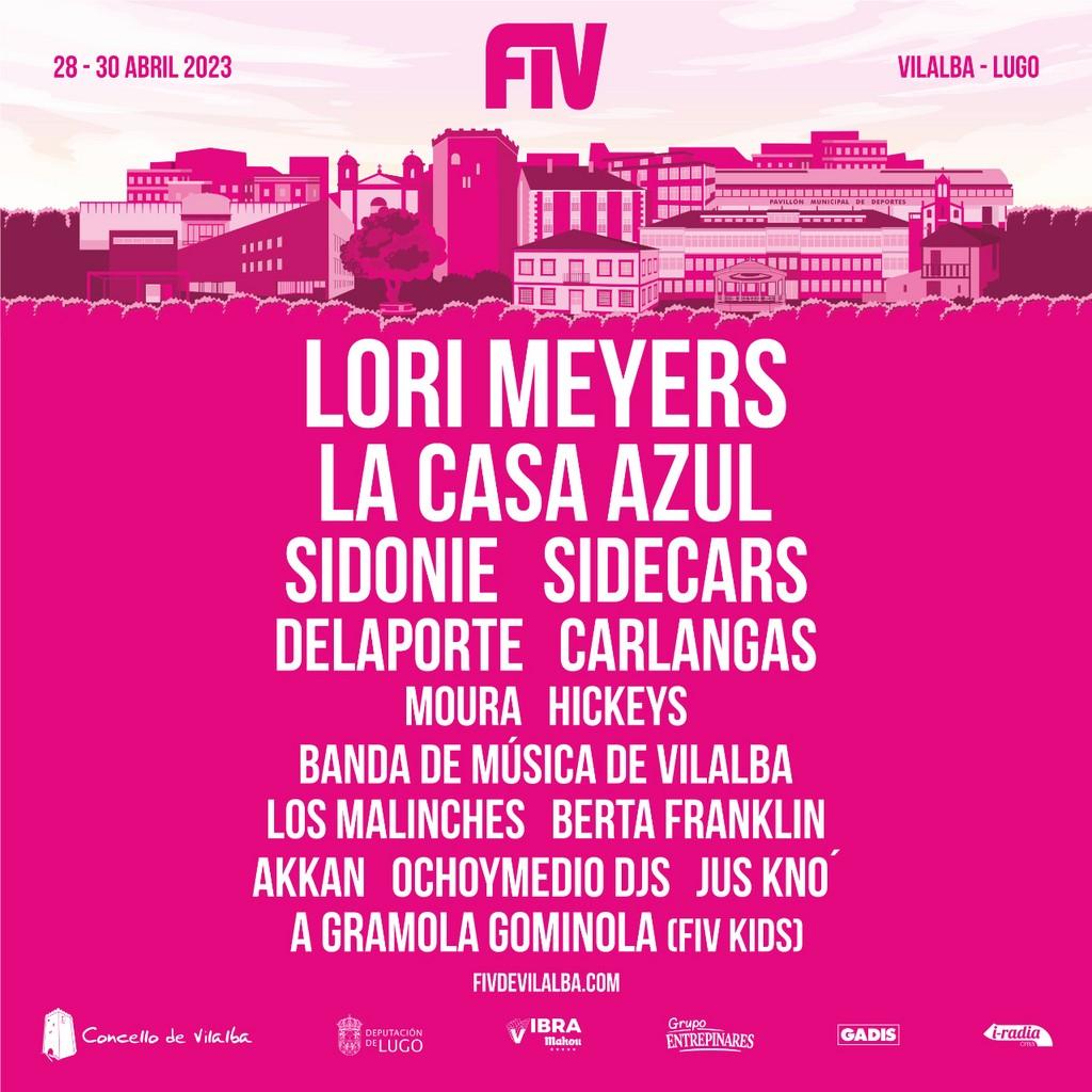 Lineup Poster FIV de Vilalba 2023