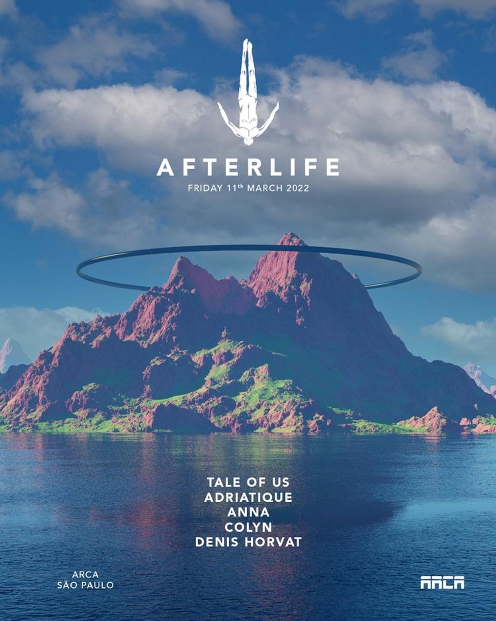 Lineup Poster Afterlife São Paulo 2022