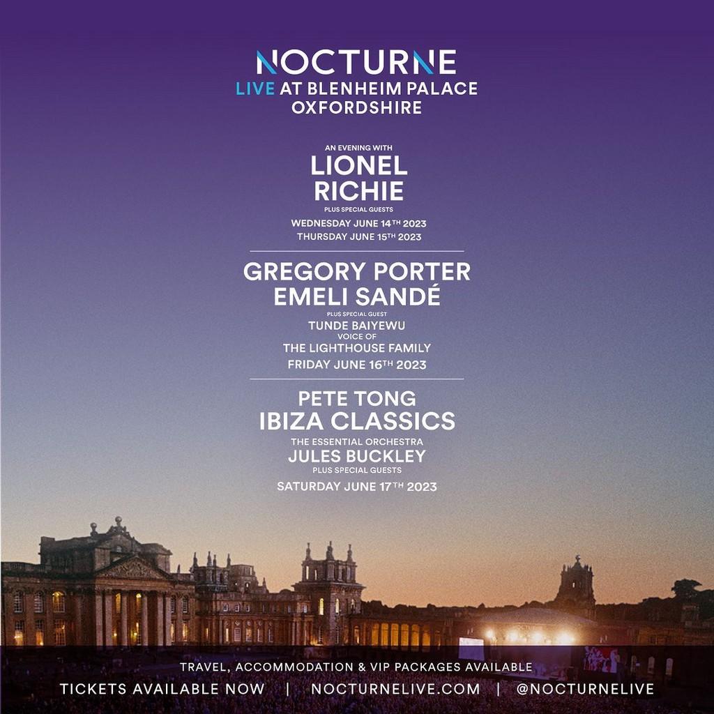 Lineup Poster Nocturne Live 2023