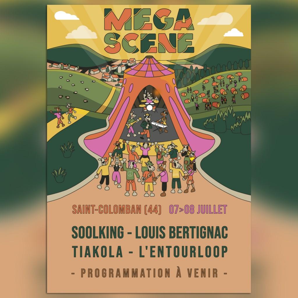 Lineup Poster Festival Megascene 2023