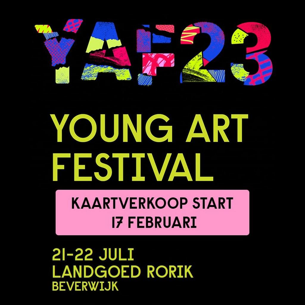 Lineup Poster Young Art Festival 2023