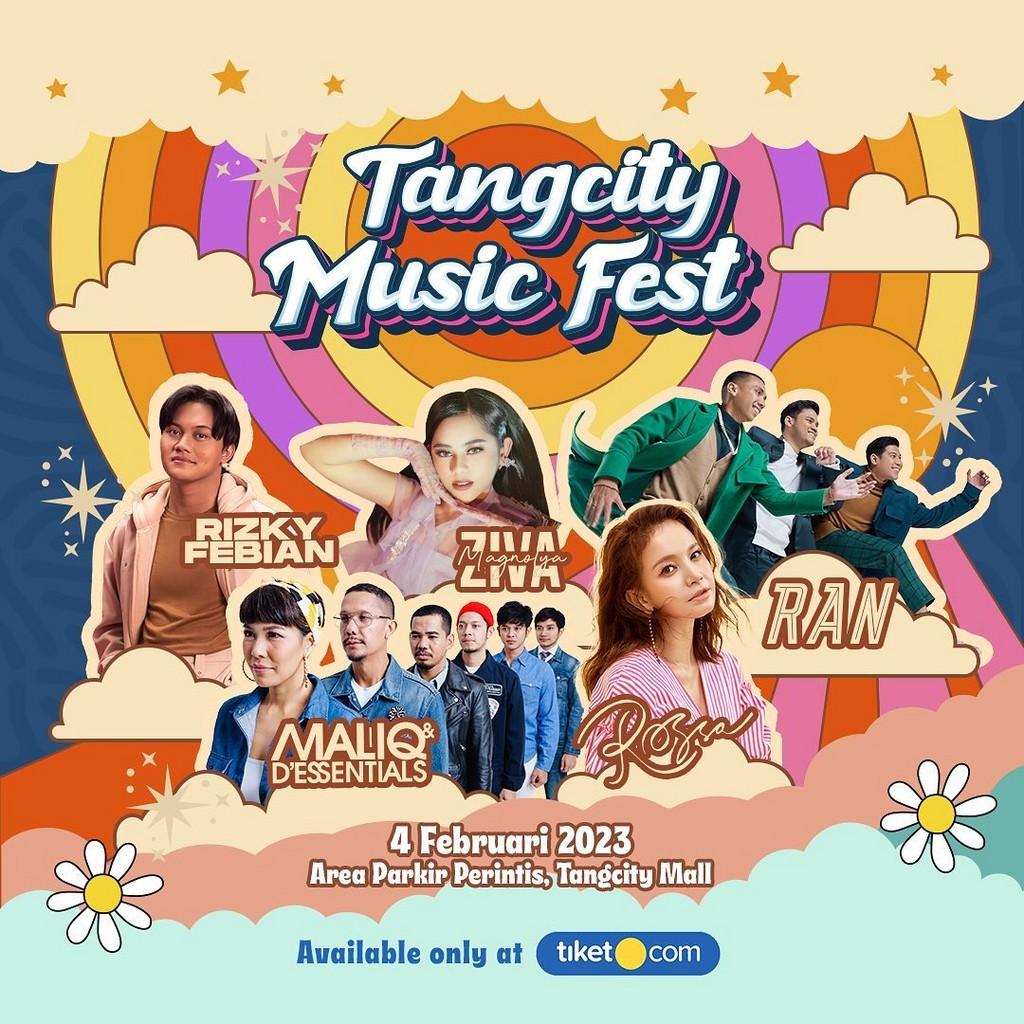 Lineup Poster Tangcity Music Fest 2023