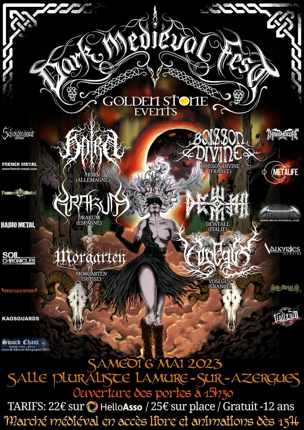 Lineup Poster Dark Medieval Fest 2023