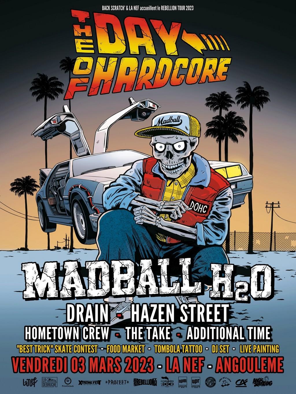 Lineup Poster The Day of Hardcore 2023