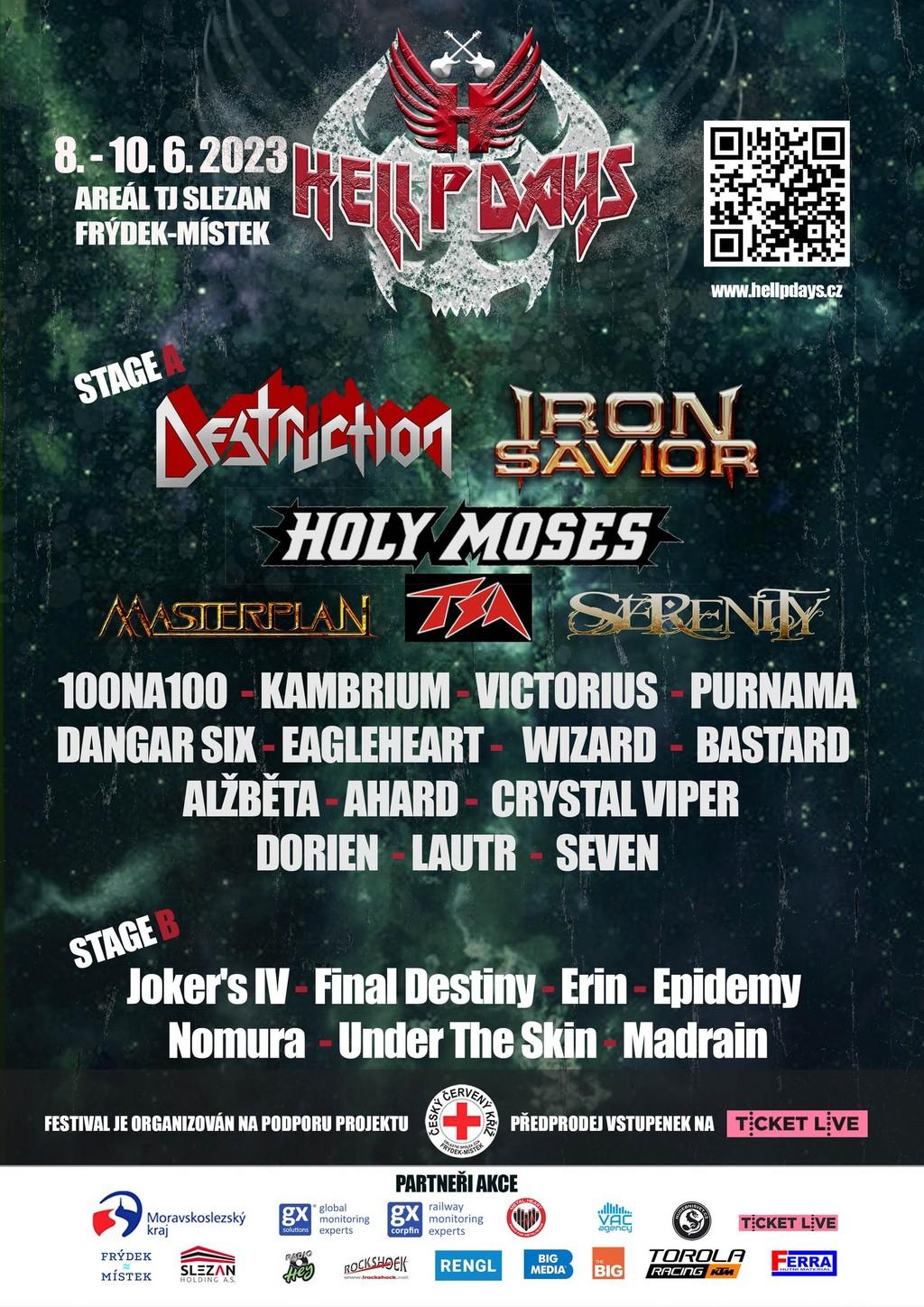 Lineup Poster HellPdays Festival 2023