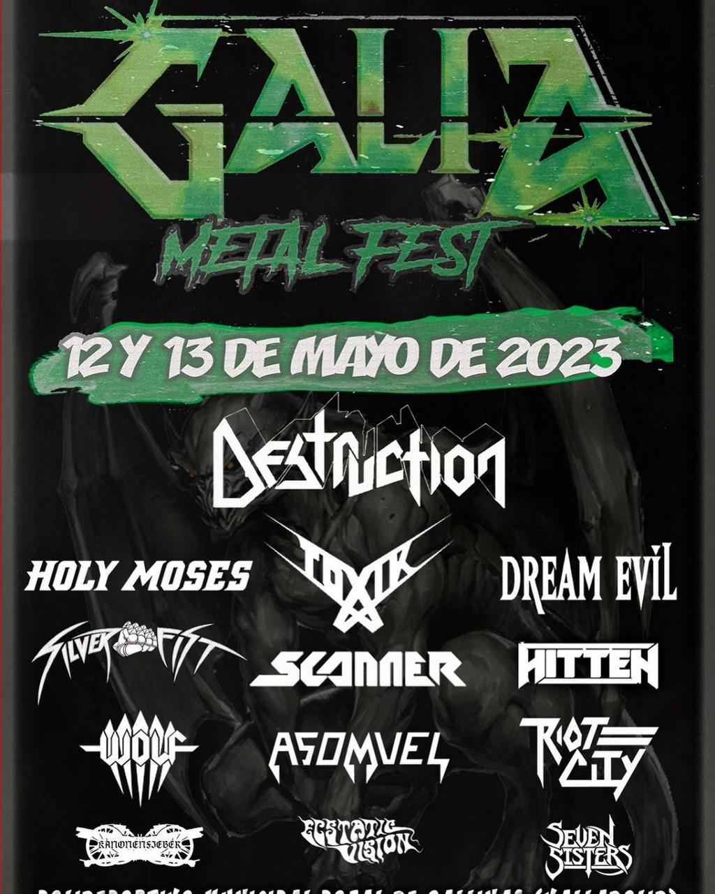 Lineup Poster Galia Metal Fest 2023