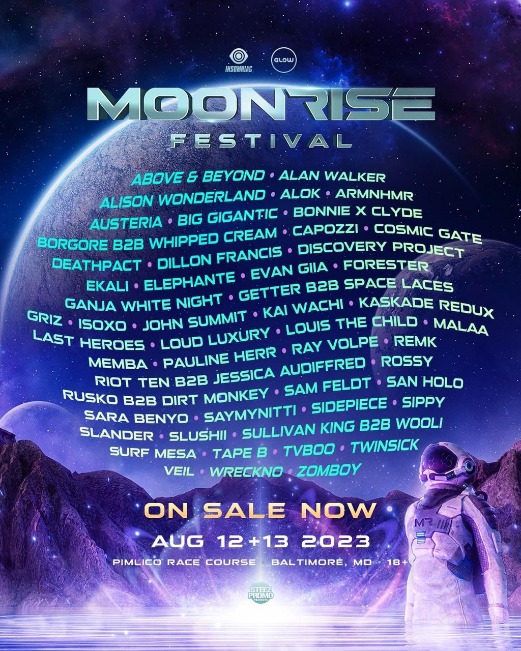 Lineup Poster Moonrise 2023