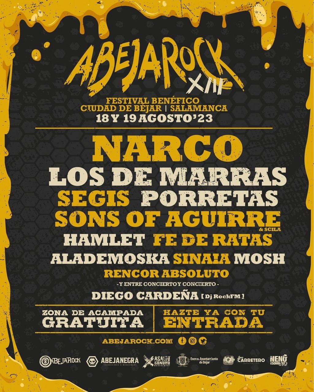 Lineup Poster Abeja Rock 2023