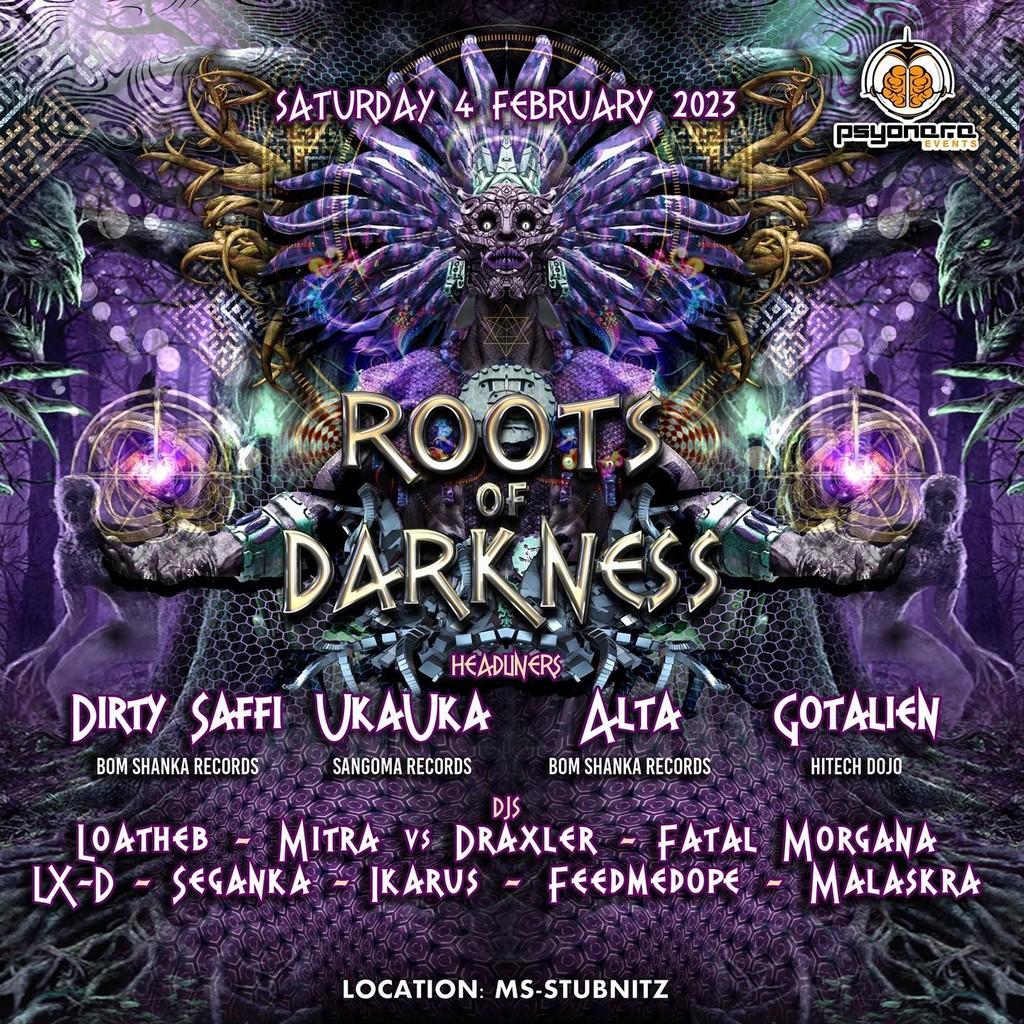 Lineup Poster Roots of Darkness 2023