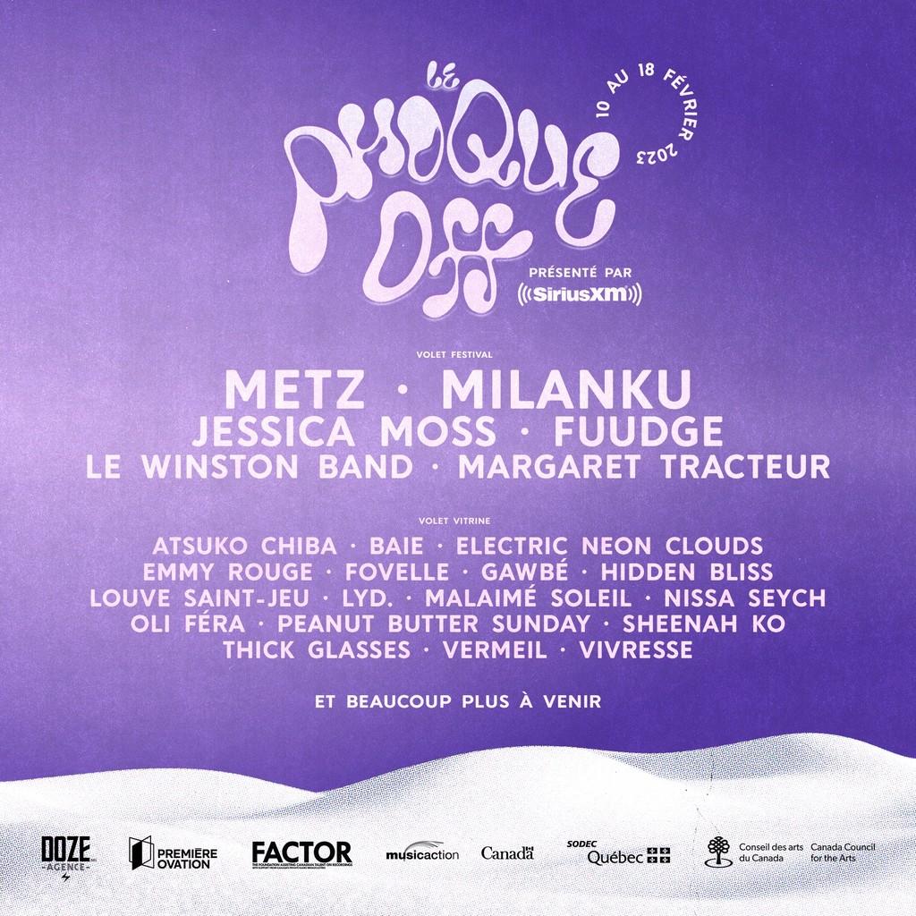 Lineup Poster Le Phoque OFF 2023