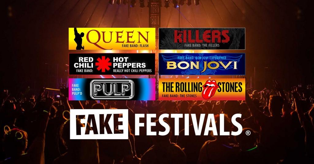 Lineup Poster Horsham Fake Festival 2023