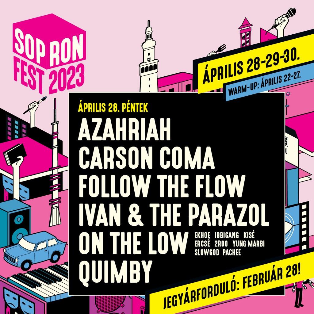 Lineup Poster SopronFest 2023