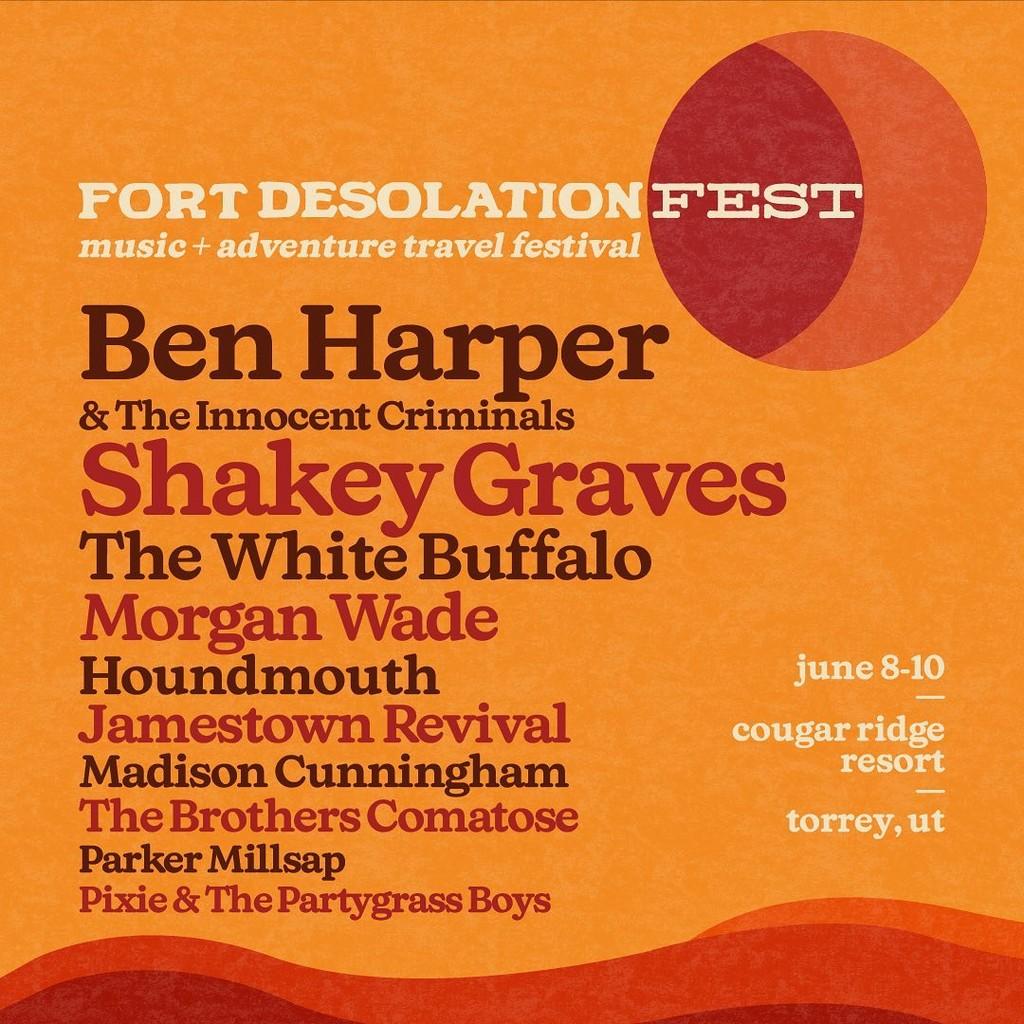 Lineup Poster Fort Desolation Fest 2023