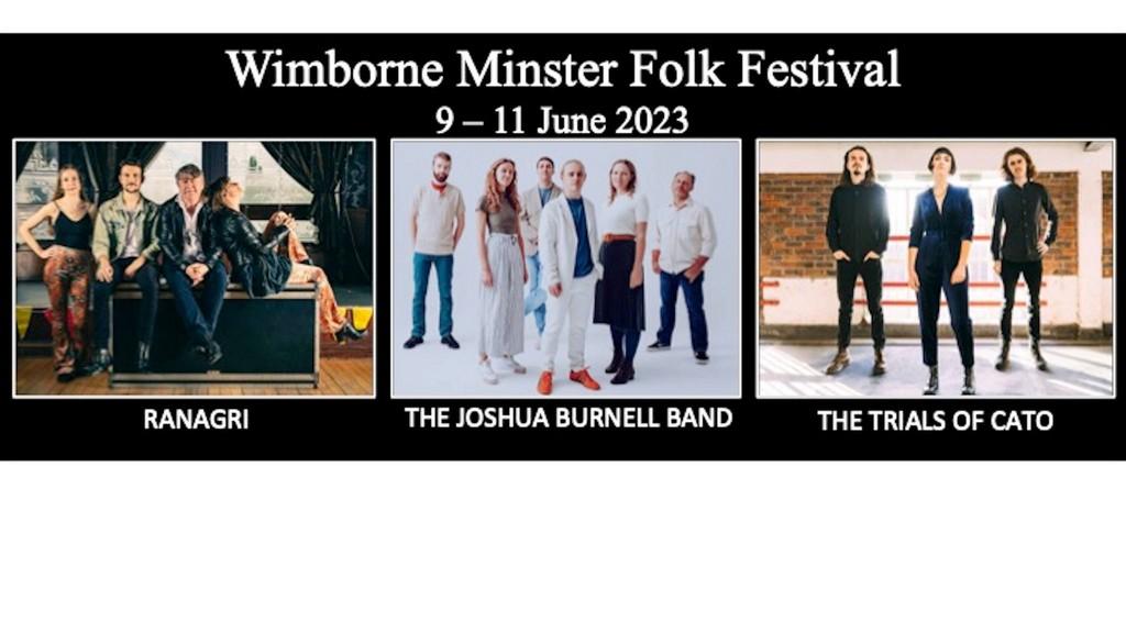 Lineup Poster Wimborne Minster Folk Festival 2023