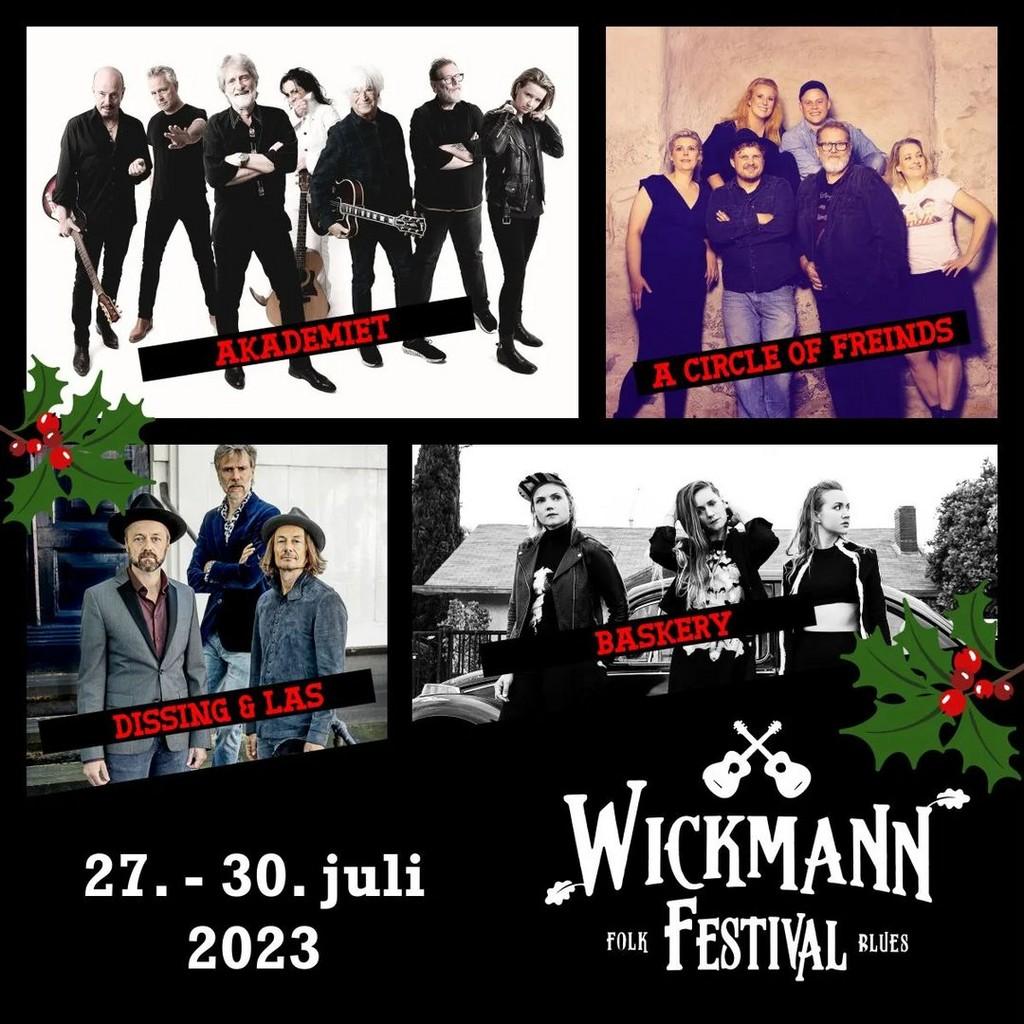 Lineup Poster Wickmann Festival 2023