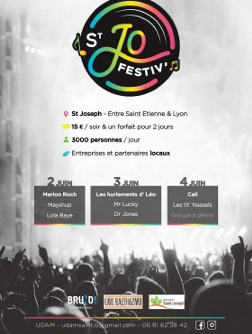 Lineup Poster St Jo Festiv' 2023