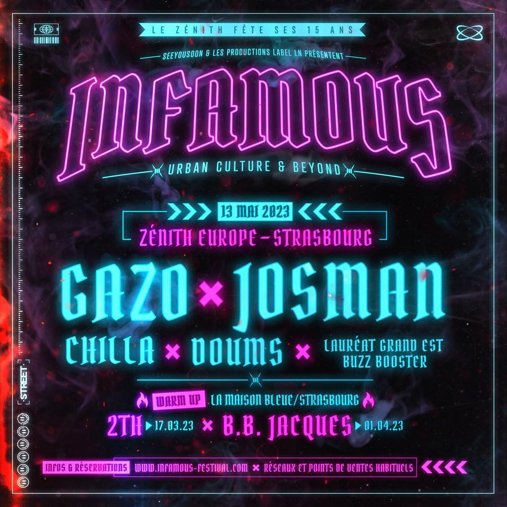 Lineup Poster InFamous Festival 2023