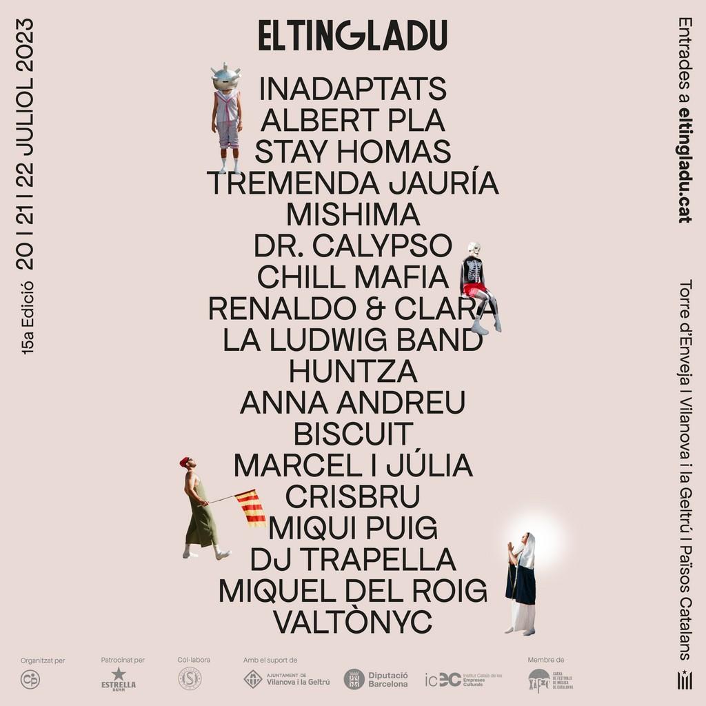 Lineup Poster El Tingladu 2023
