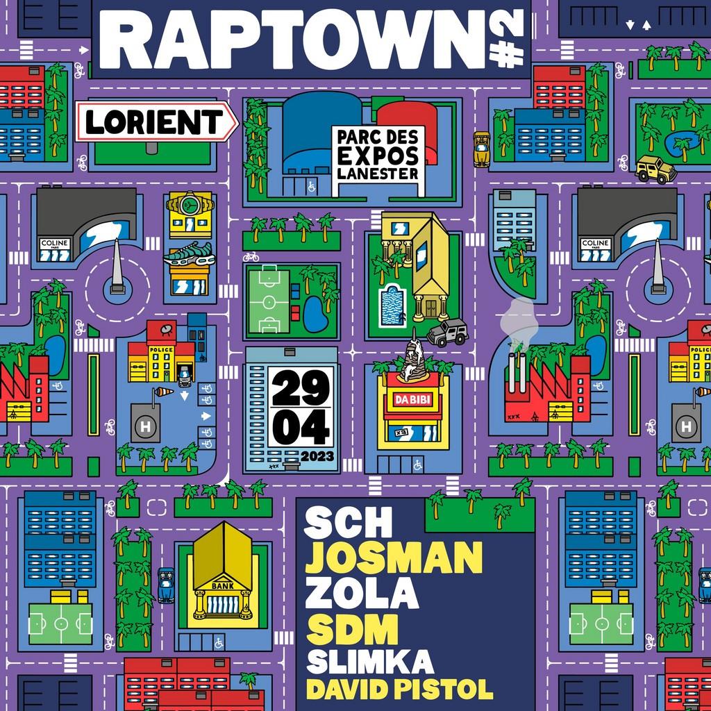 Lineup Poster Festival Raptown 2023