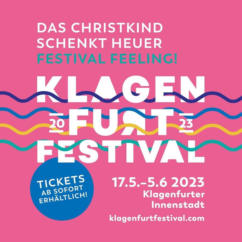 Lineup Poster Klagenfurt Festival 2023