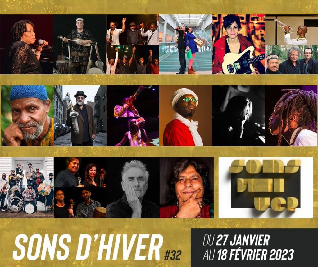 Lineup Poster Sons d'hiver 2023
