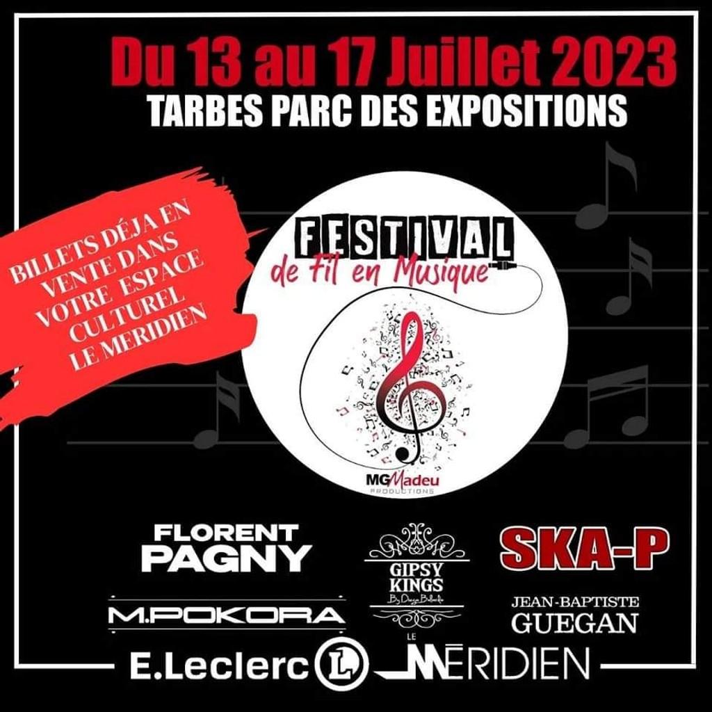 Lineup Poster Festival de Fil en Musique 2023