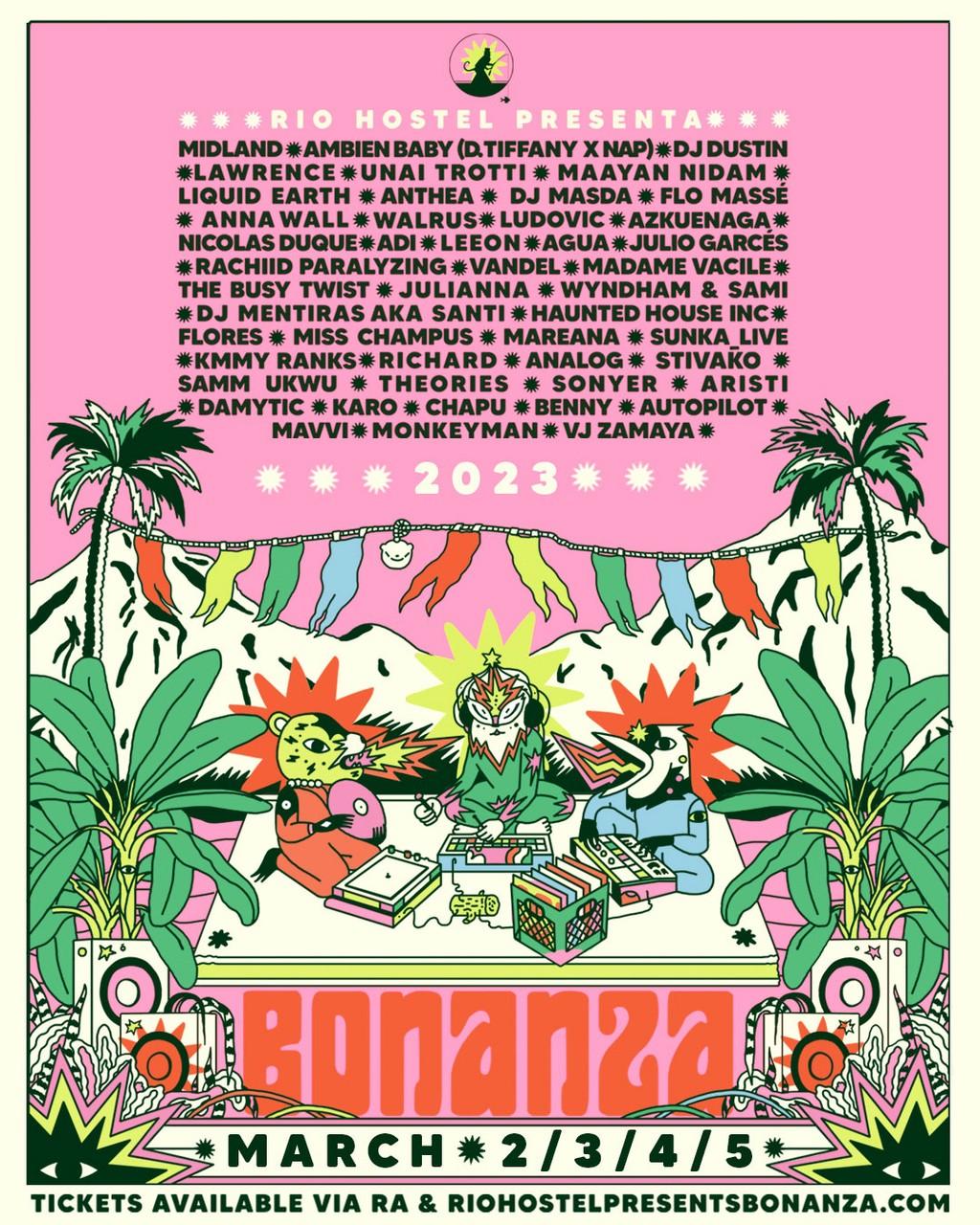 Lineup Poster Bonanza 2023