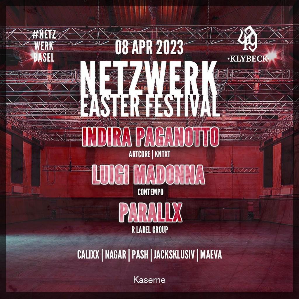 Lineup Poster Netzwerk Easter Festival 2023