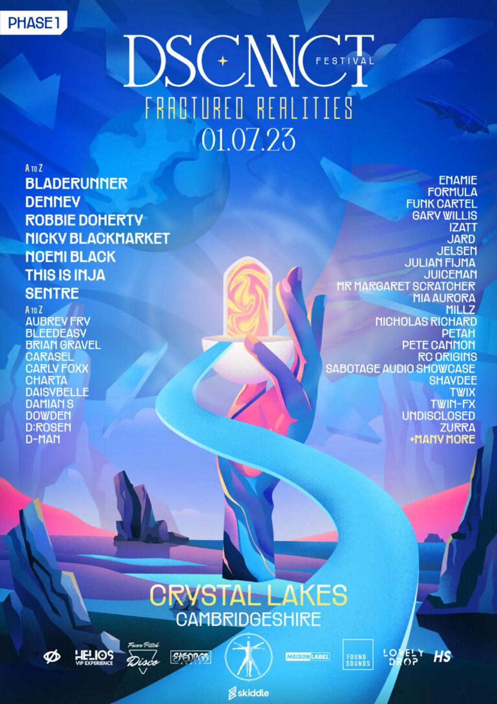 Lineup Poster DSCNNCT Festival 2023