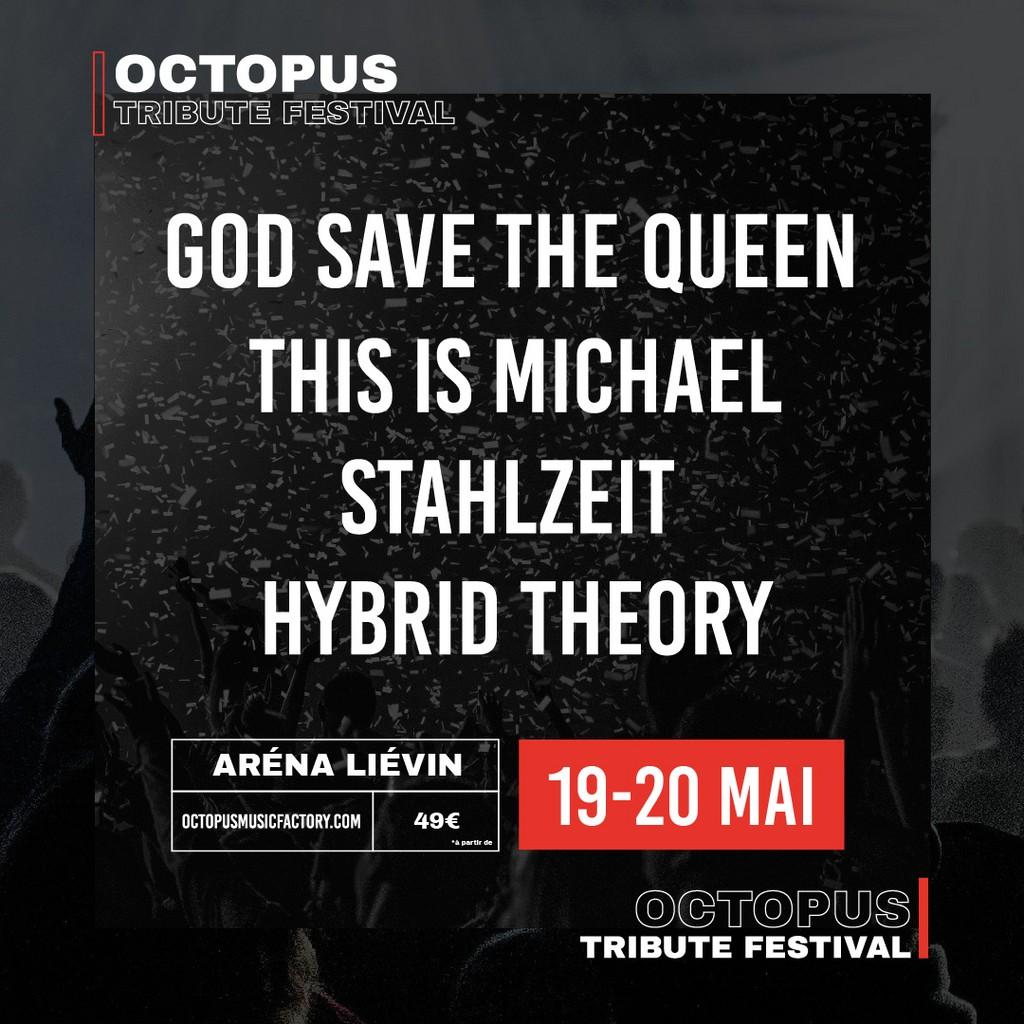 Lineup Poster Octopus Tribute Festival 2023