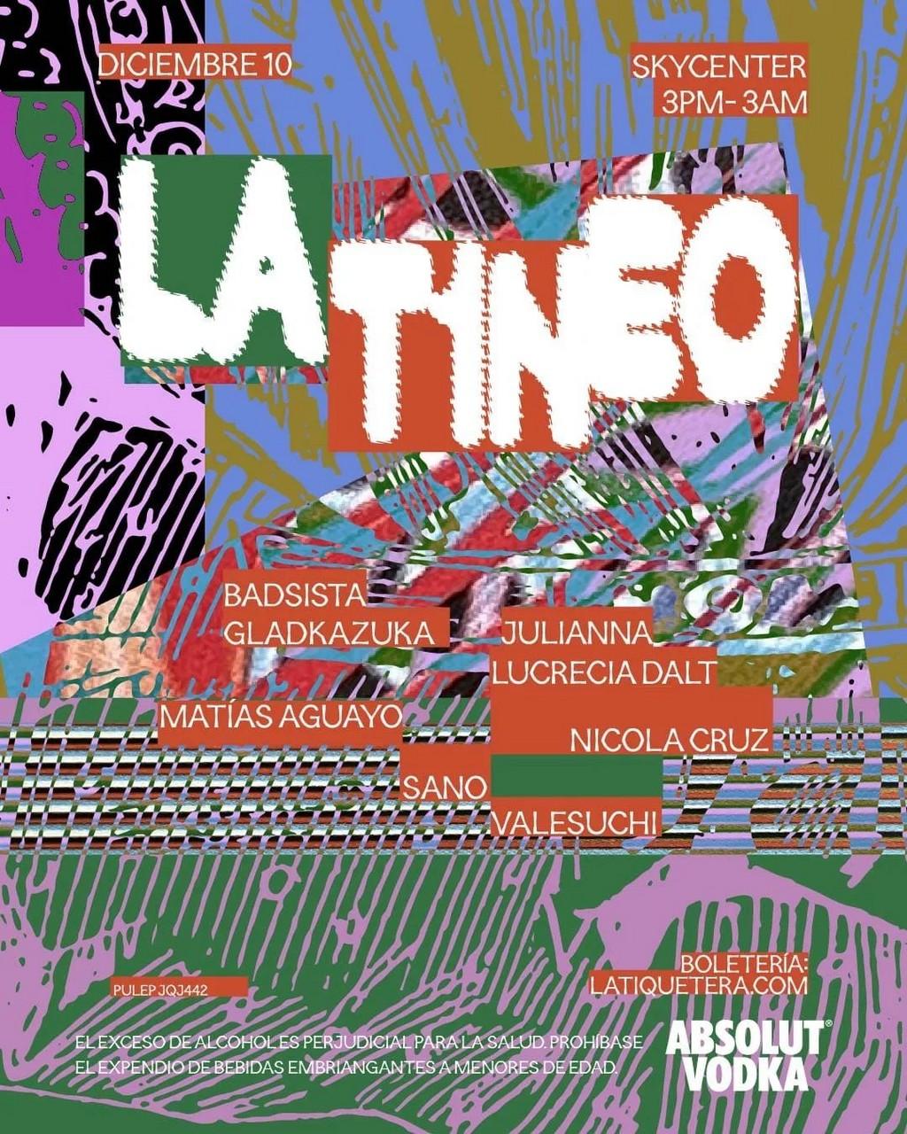 Lineup Poster Latineo 2022