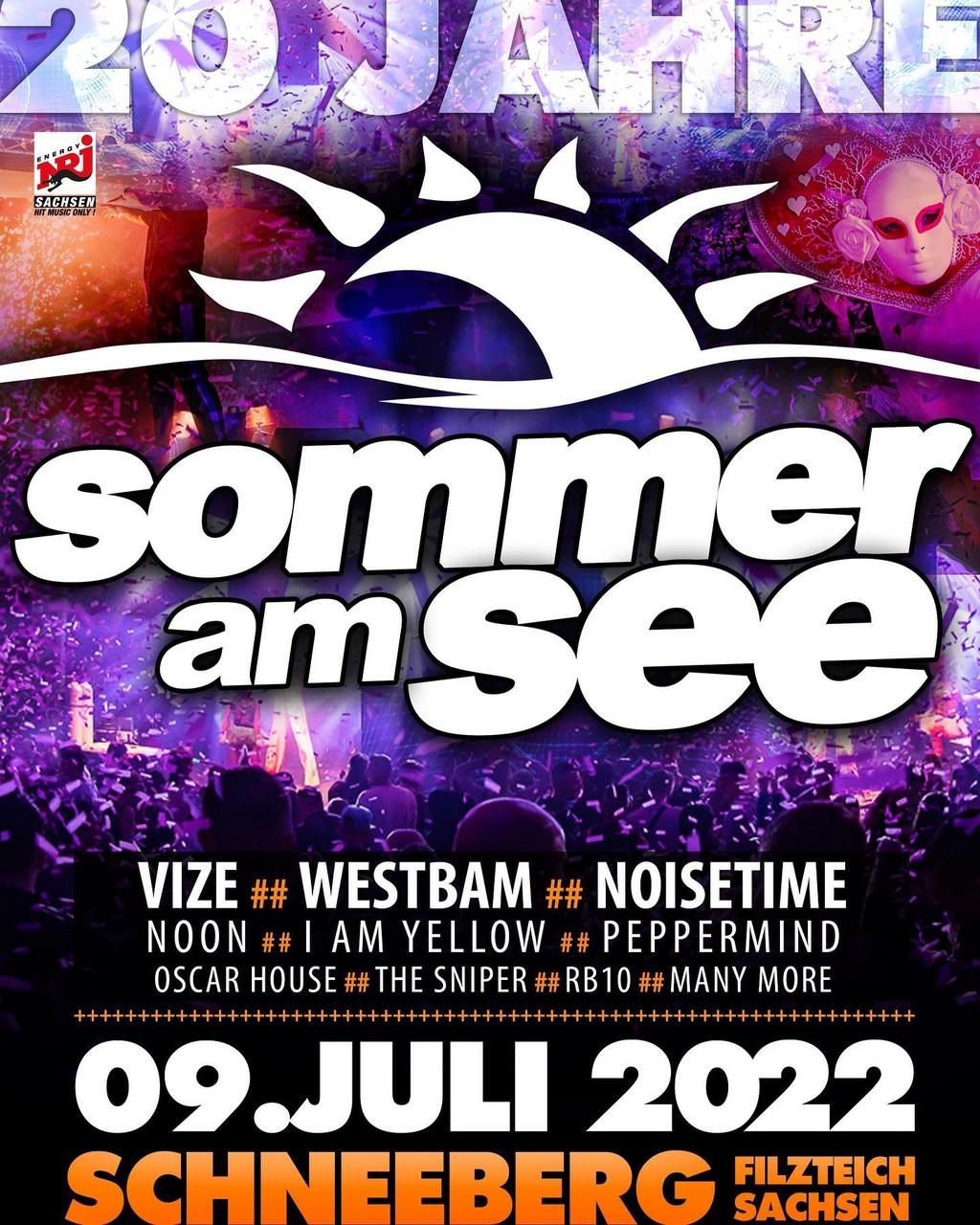 Lineup Poster Sommer am See 2022