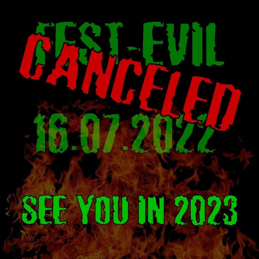 Lineup Poster Fest Evil 2022