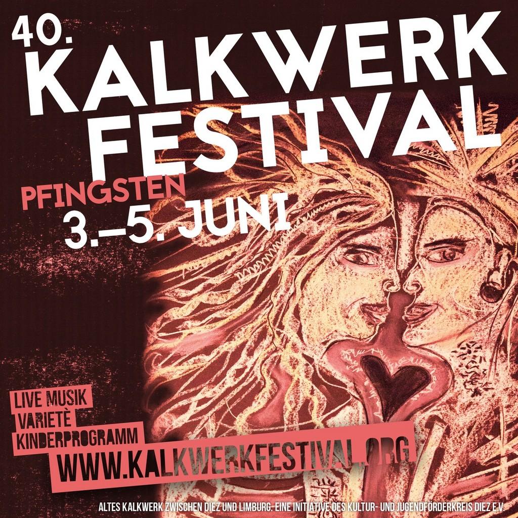 Lineup Poster Kalkwerkfestival 2022