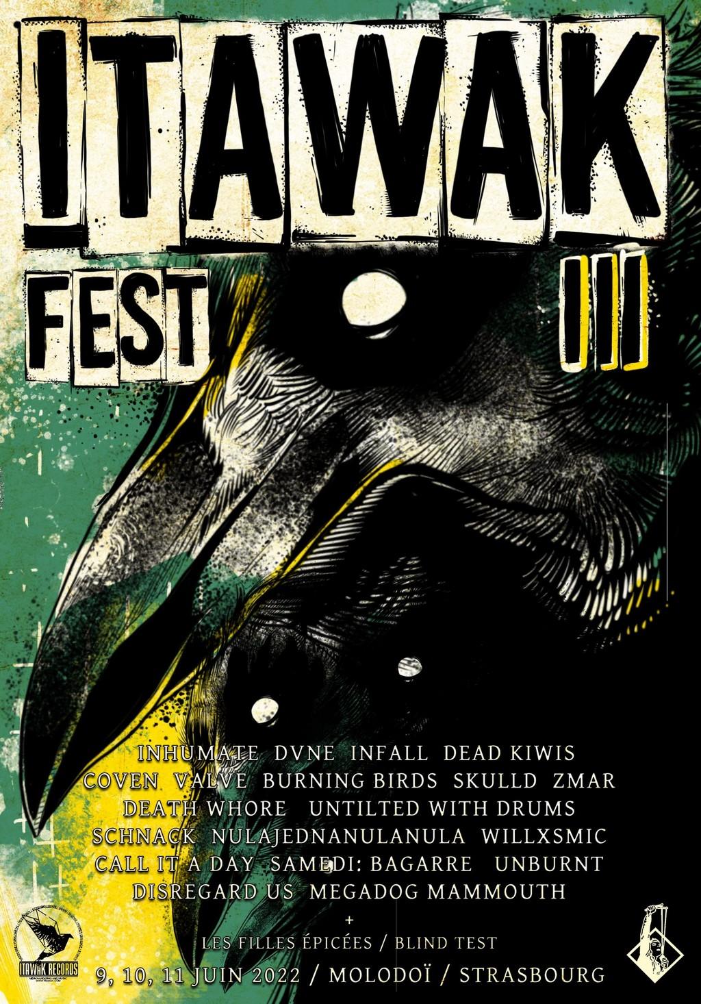 Lineup Poster Itawak Festival 2022