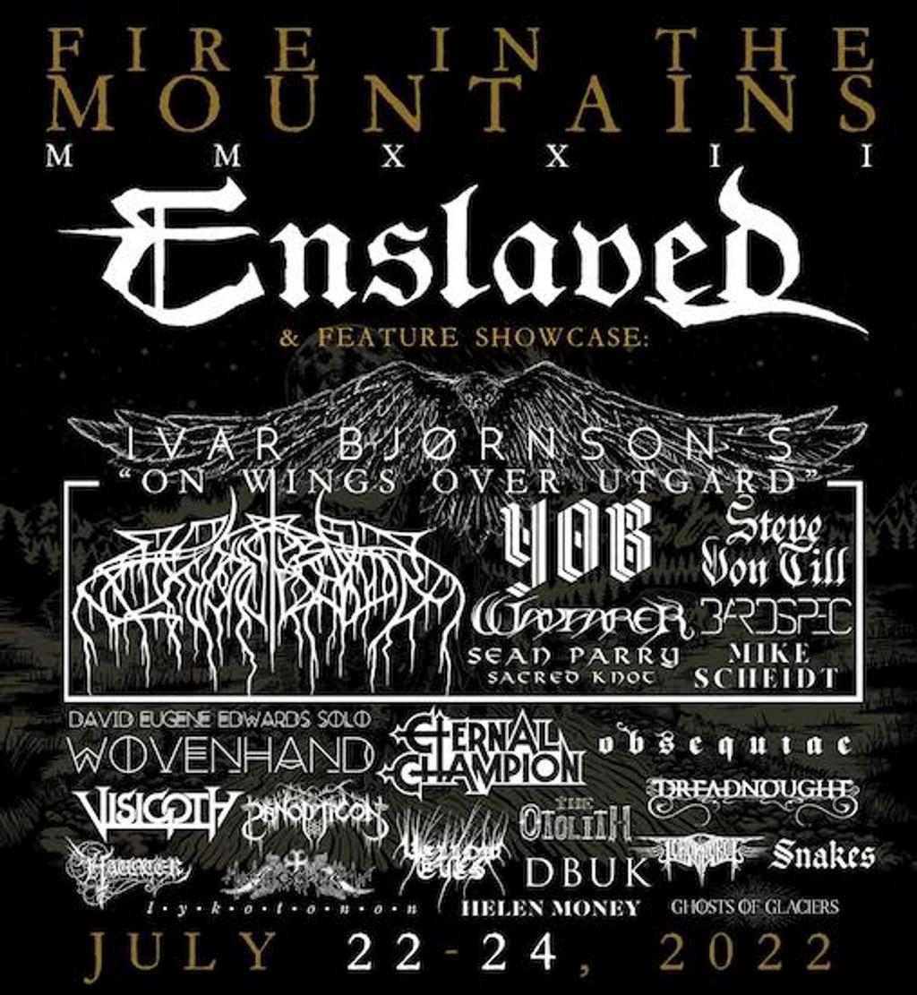 Lineup Poster Fire In The Mountains 2022